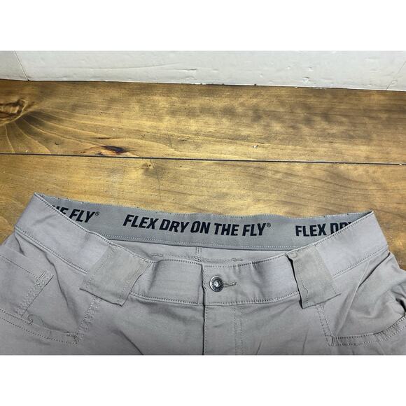 Duluth Trading Pants Men 36x32 Brown Cargo Flex Dry On The Fly - Picture 5 of 10